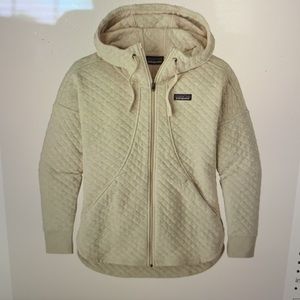Patagonia Womens Organic Cotton Hooded Quilted Jacket